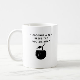 Caneca De Café Um Coco Por Dia