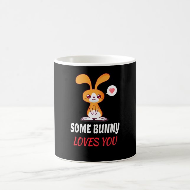 Caneca De Café Um Coelhinho Te Ama Em Parceria (Centro)