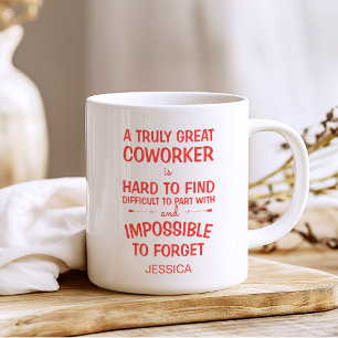 Caneca De Café Um Colaborador Verdadeiramente Excelente com Nome