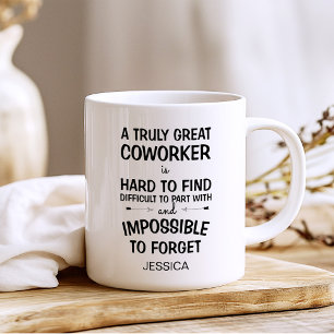 Caneca De Café Um Colaborador Verdadeiramente Excelente com Nome