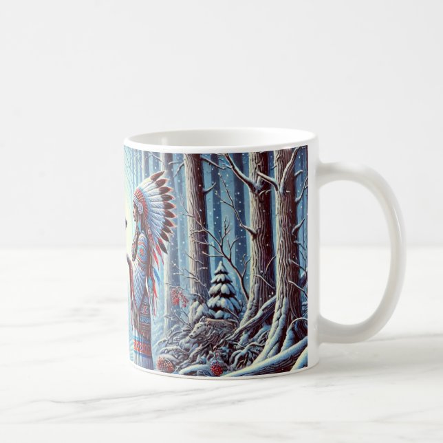 Caneca De Café Um com a natureza. (Direita)