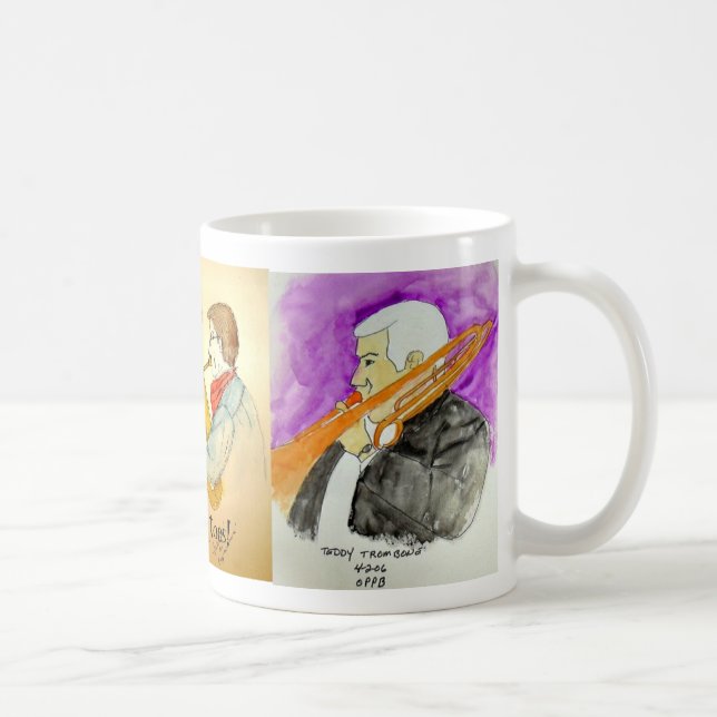 Caneca De Café Um copo musical projetado (Direita)