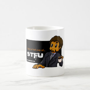 Caneca De Café Um copo quente de STFU