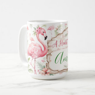 Caneca de Café Um Coração Cheio de Fé