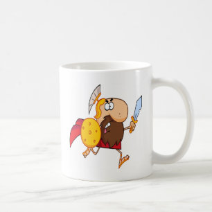 Caneca De Café Um corredor espartano do guerreiro