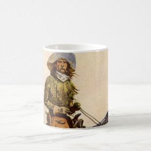 Caneca De Café Um Cowboy do Arizona por Remington, Western Vintag