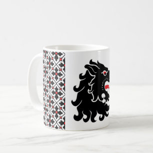 Caneca De Café Um crachá de café de Tir