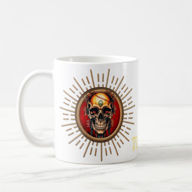 Caneca De Café Um crânio (Esquerda)
