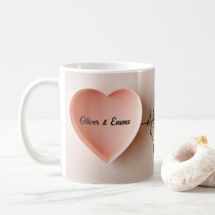 Caneca De Café Um delicado coração minimalista