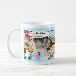 Caneca De Café Um desenho animado adicione sua foto