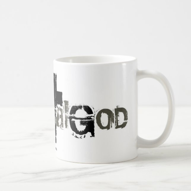 Caneca De Café Um deus real (Direita)