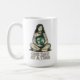 Caneca De Café Um Dia de Cada Vez (Gaia) -