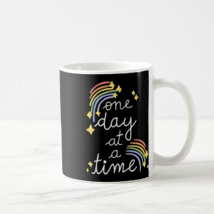 Caneca De Café Um dia de cada vez problemas de saúde mental Inspi