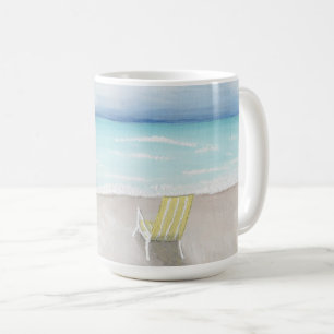 Caneca De Café Um dia na praia