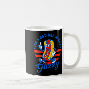 Caneca De Café Um dia ruim para ser um cachorro-quente engraçado