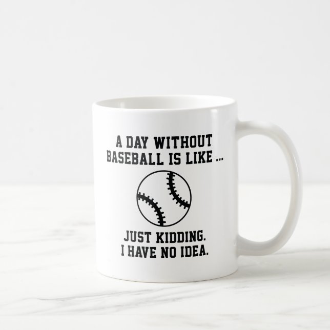 Caneca De Café Um dia sem beisebol (Direita)