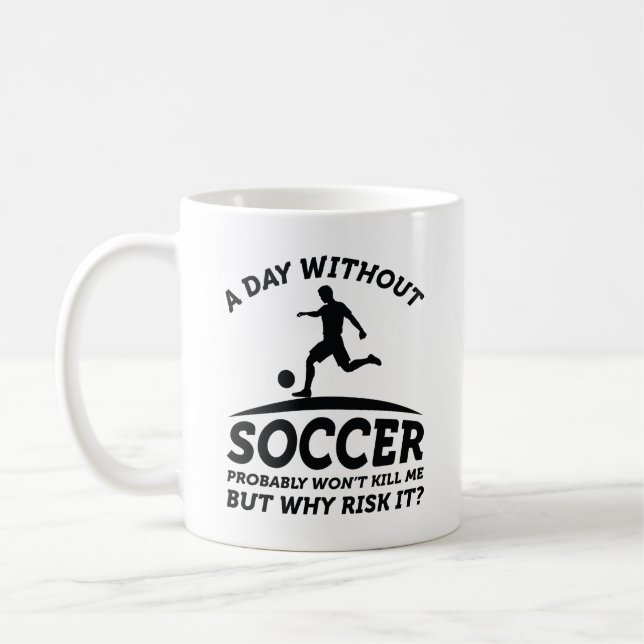 Caneca De Café Um Dia Sem Futebol (Esquerda)