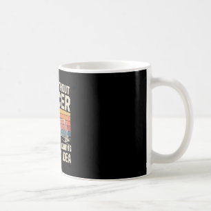 Caneca De Café Um Dia Sem Futebol Engraçado Retro Esporte Vintage