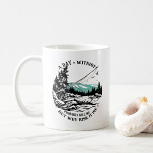 Caneca De Café Um dia sem pesca é um dia perdido