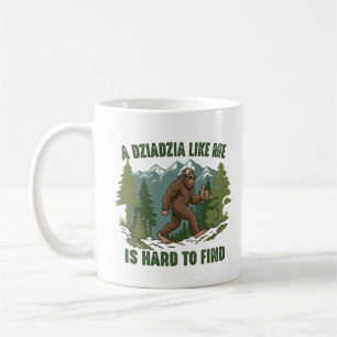 Caneca De Café Um Dziadzia como eu é difícil de encontrar bigfoot