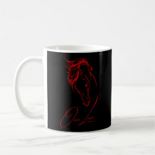Caneca De Café Um Ele Para Cavalos Cavaleiros Cavaleiros Cavaleir