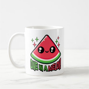 Caneca De Café Um Em Um Melão! Solo de Melancia Coca