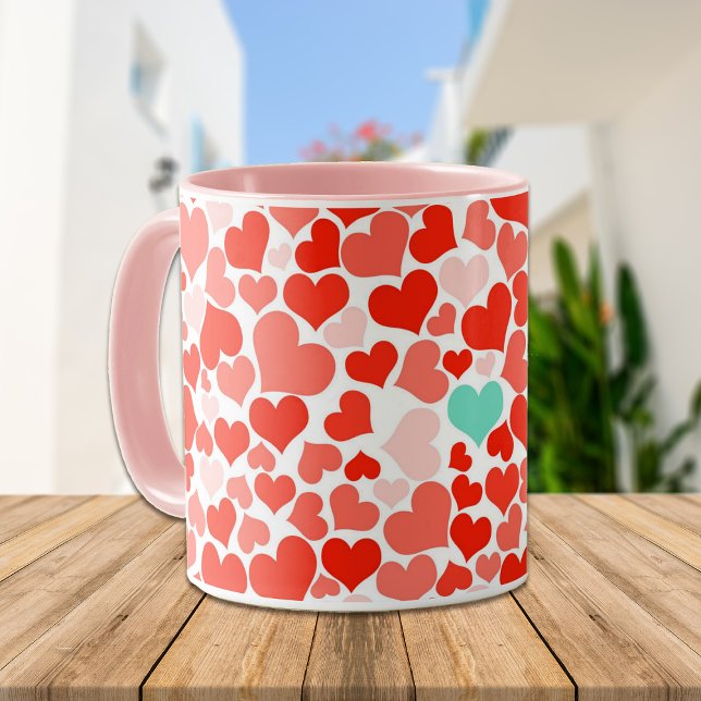 Caneca De Café Um em um Milhão de Corações (Criador carregado)