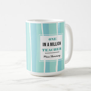Caneca De Café Um em um milhão de professores. O Dia do Professo