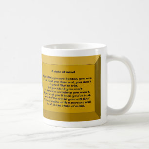 Caneca De Café Um estado de ânimo