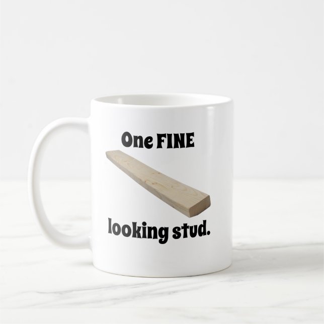 Caneca De Café Um Estúpido De Beleza (Esquerda)