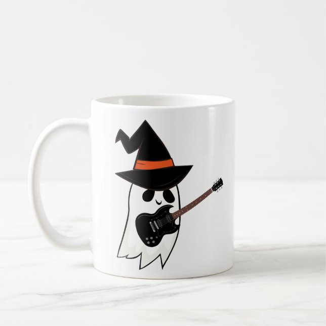 Caneca De Café Um fantasma com um violão (Esquerda)