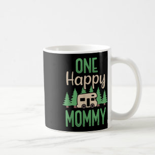 Caneca De Café Um Feliz Acampador Feliz Mãe Festa de Um Aniversár