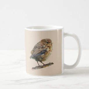 Caneca De Café Um filhote de melro