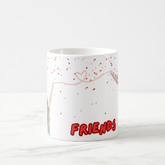 Caneca De Café “Um fio. Um coração. Conectadas para sempre.”