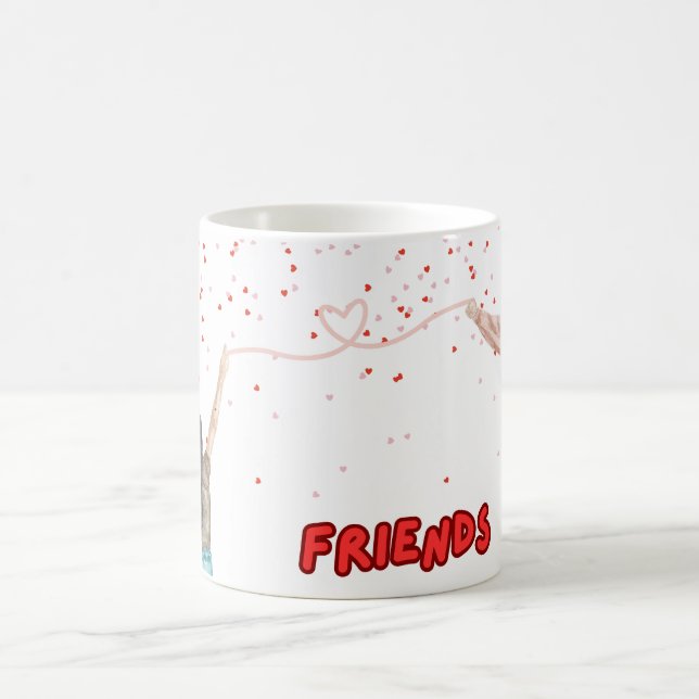 Caneca De Café “Um fio. Um coração. Conectadas para sempre.” (Centro)