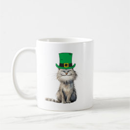 Caneca De Café Um gato irlandês feliz