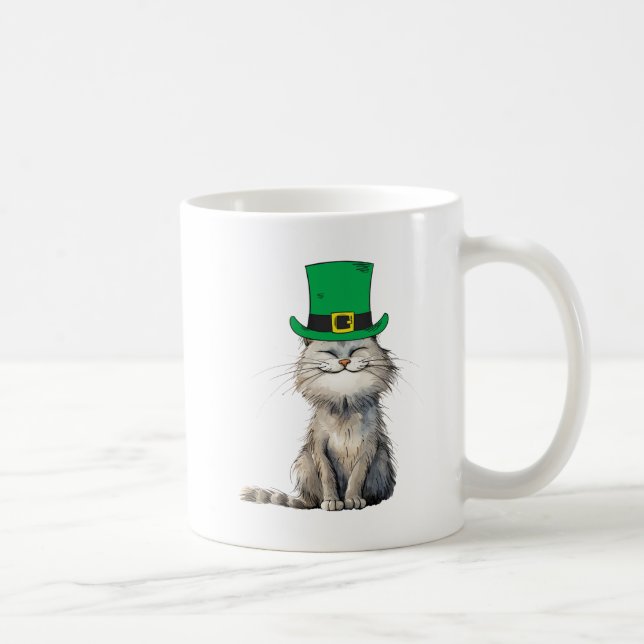 Caneca De Café Um gato irlandês feliz (Direita)