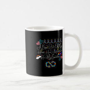 Caneca De Café Um grande pedaço do meu coração tem autismo e ele