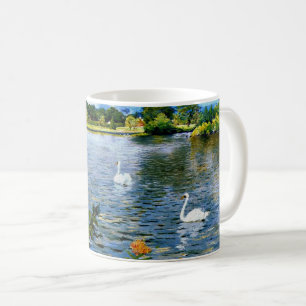 Caneca De Café Um lago de Long Island, arte fina,