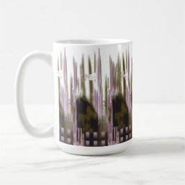 Caneca De Café Um lago pristino aninhado entre as montanhas com c