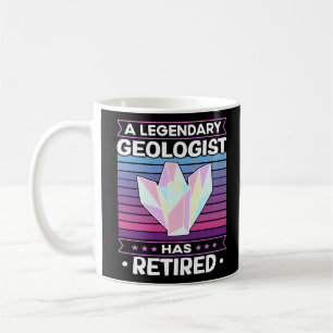 Caneca De Café Um Legendário Geólogo Aposentou Engraçado A Geolog