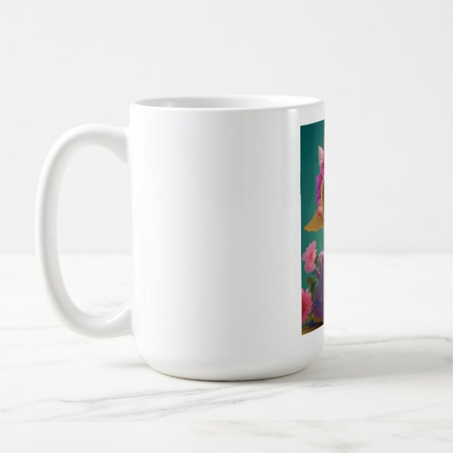 Caneca De Café Um lindo cliente de gatos. (Esquerda)