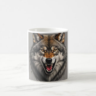 Caneca De Café Um lobo agressivo, Mug design