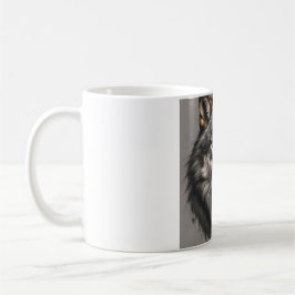 Caneca De Café Um lobo agressivo, Mug design