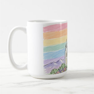 Caneca De Café Um Lugar Celestial de Paz Bela Templo Mórmon U