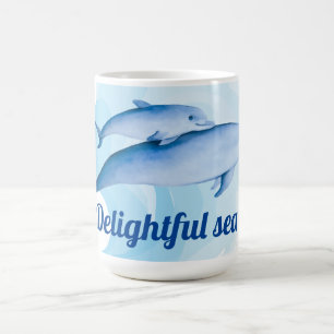 Caneca De Café Um mar incrível com golfinhos