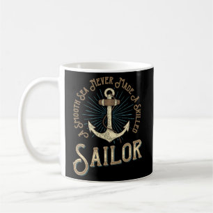 Caneca De Café Um Mar Suave Nunca Fez Um Marinheiro Capturado Par