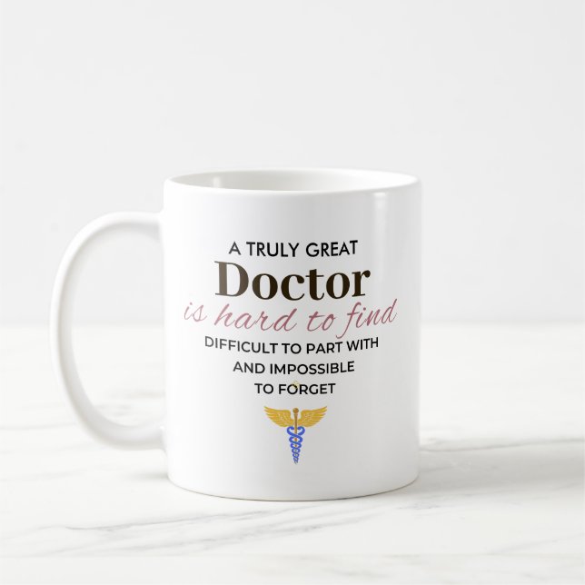 Caneca De Café Um Médico Verdadeiramente Excelente - Nome Persona (Esquerda)