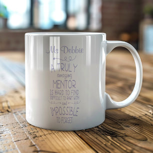 Caneca De Café Um Mentor Realmente Incrível é Difícil de Encontra