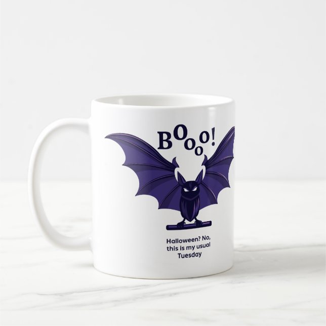Caneca De Café Um morcego com uma envergadura larga (Esquerda)